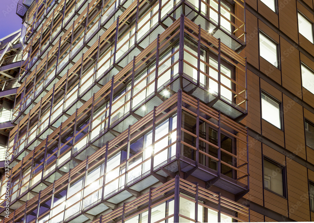Windows of Skyscraper Business Office, Corporate building in Lon Windows of Skyscraper Business Office, Corporate building in Lon