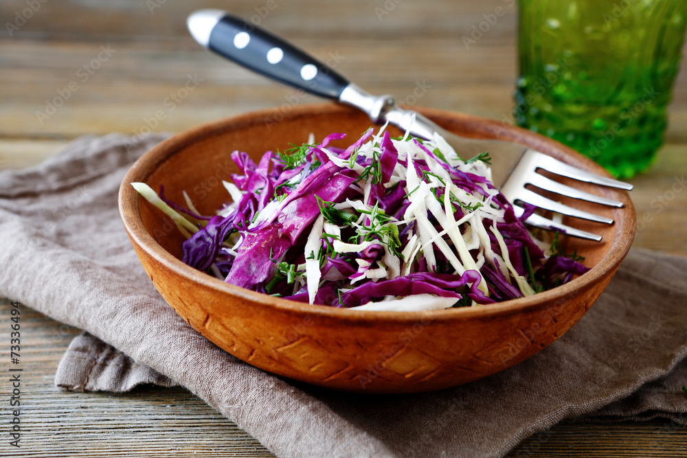 Salad with cabbage and dill Salad with cabbage and dill