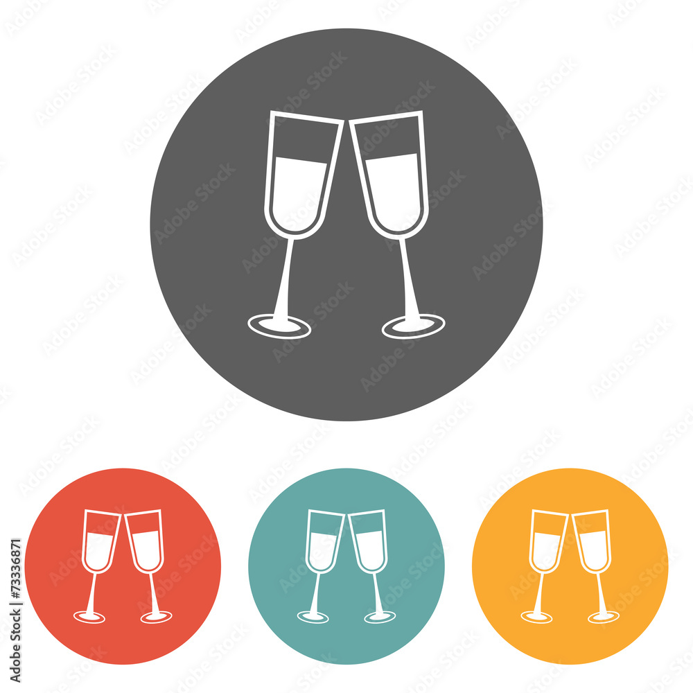 champagne glass icon champagne glass icon