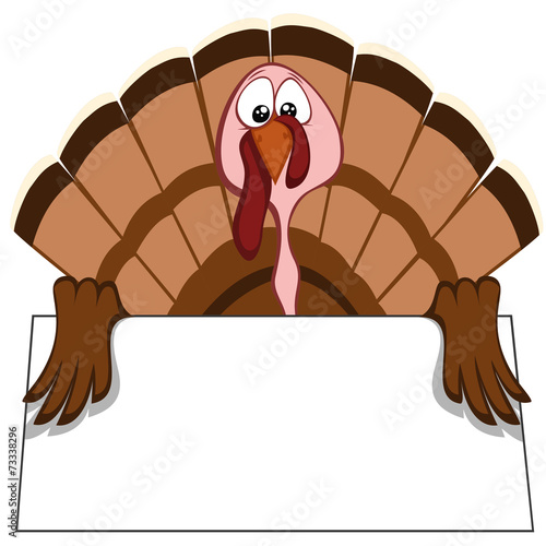 Funny turkeys - turkey with begging eyes (place your text!)