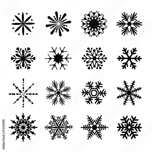 Wallpaper Mural Snowflake Vector Torontodigital.ca