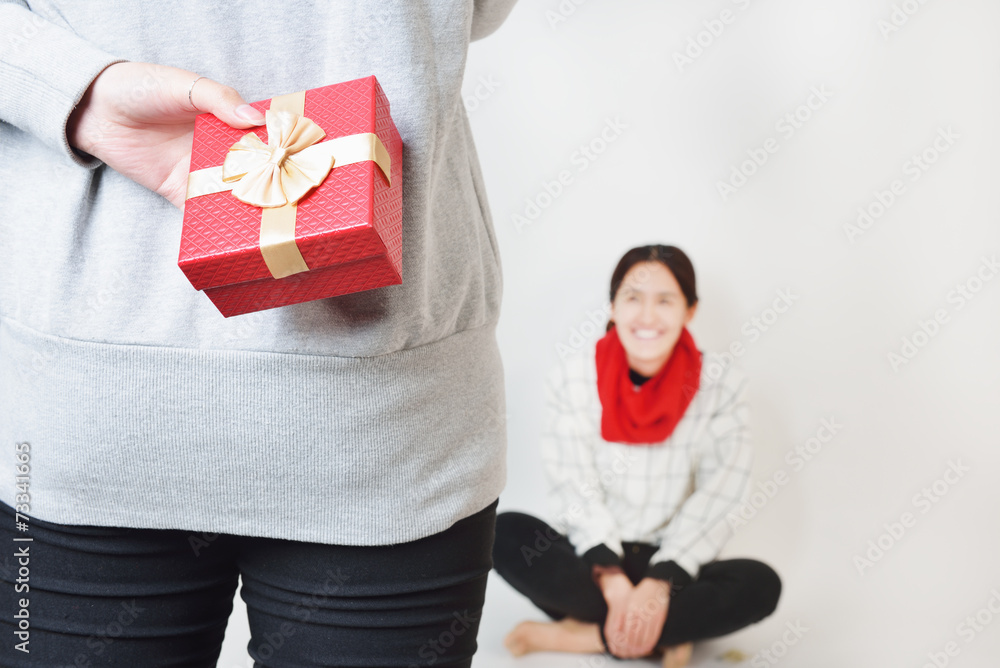 Fototapeta premium Lovers and gifts