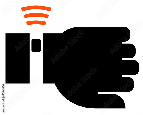 Wearable fitness device icon