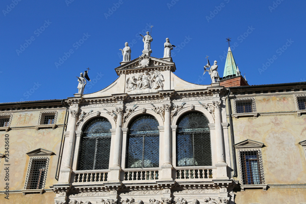 San vincenzo Church in the city of vicenza