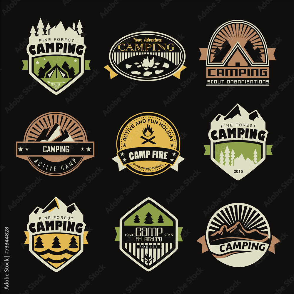 Obraz premium Camping