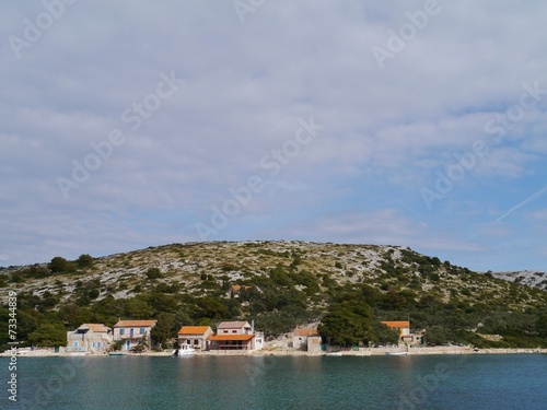 The settlement on the island Lavsa in the Kornati park