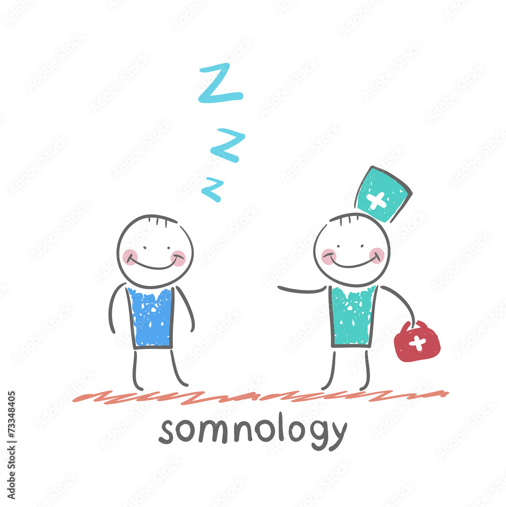 somnology come to a patient who is sleeping somnology come to a patient who is sleeping