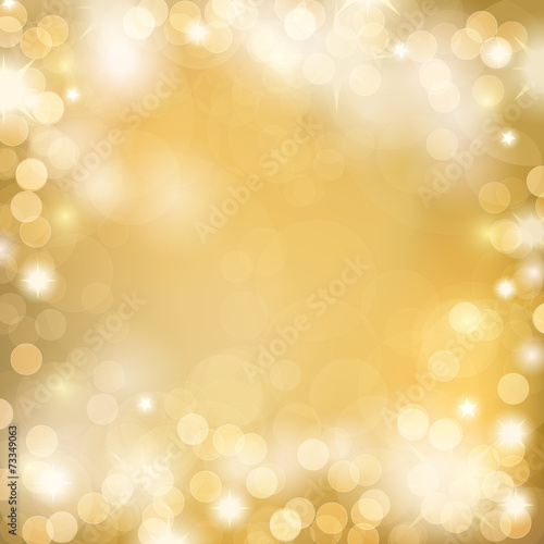 Gold bokeh background