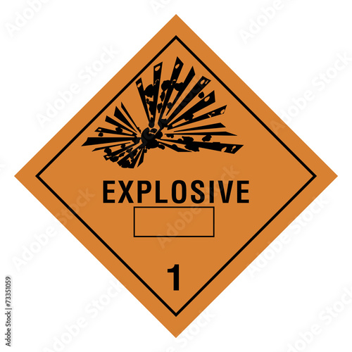 Hazardous materials sign
