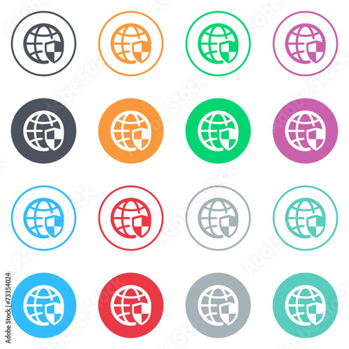 Vector flat iButtons