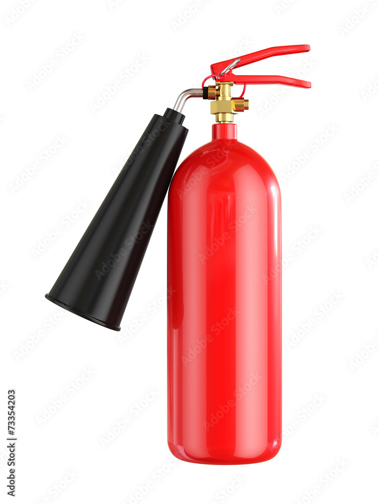 Extinguisher isolated Extinguisher isolated