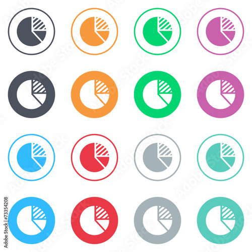 Vector flat iButtons