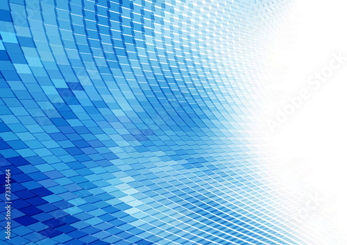 Abstract blue perspective background