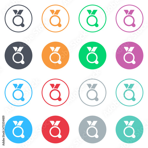 Vector flat iButtons