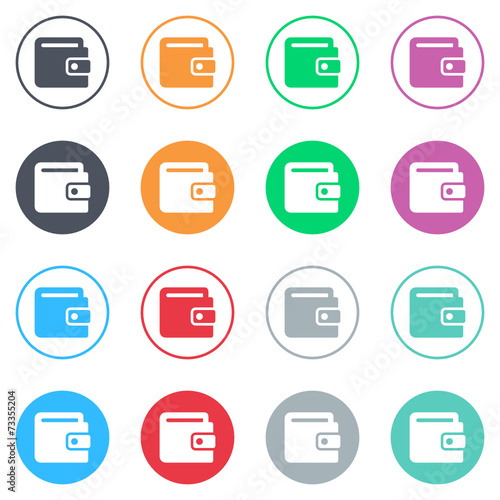 Vector flat iButtons