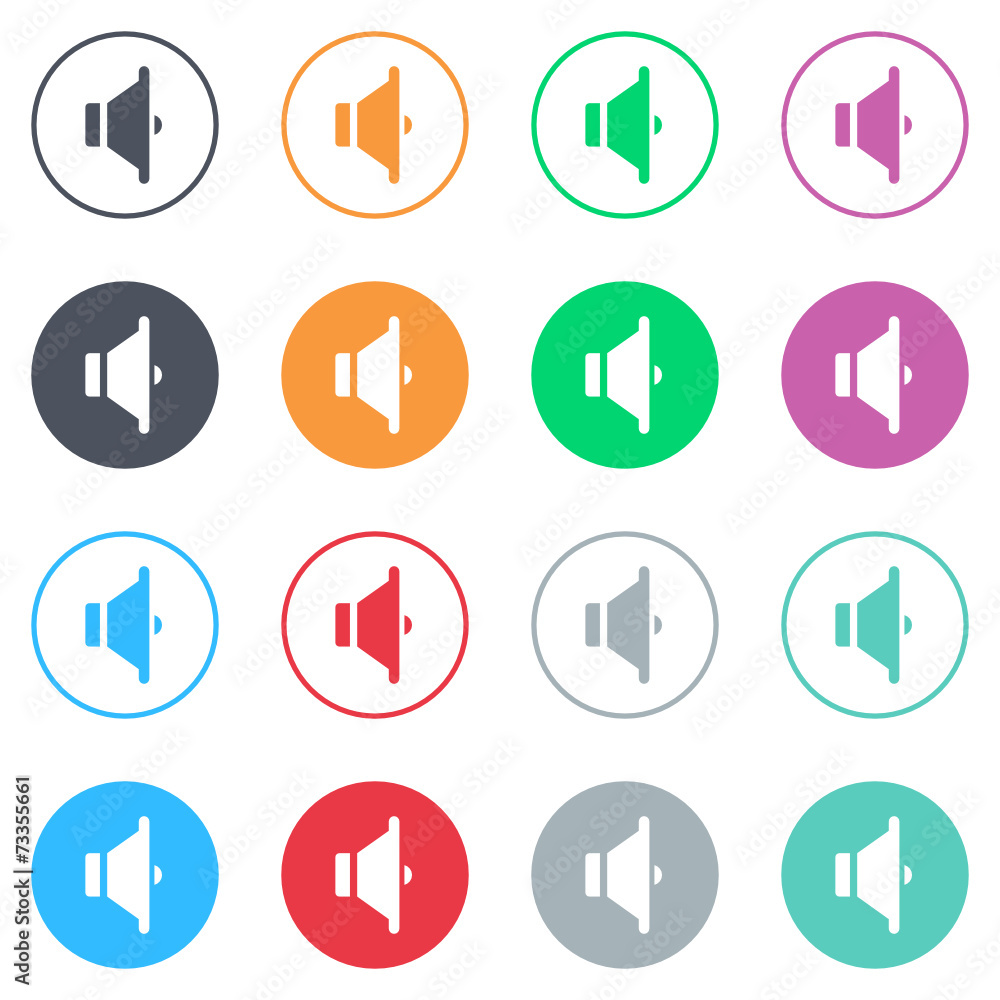 Vector flat iButtons Vector flat iButtons