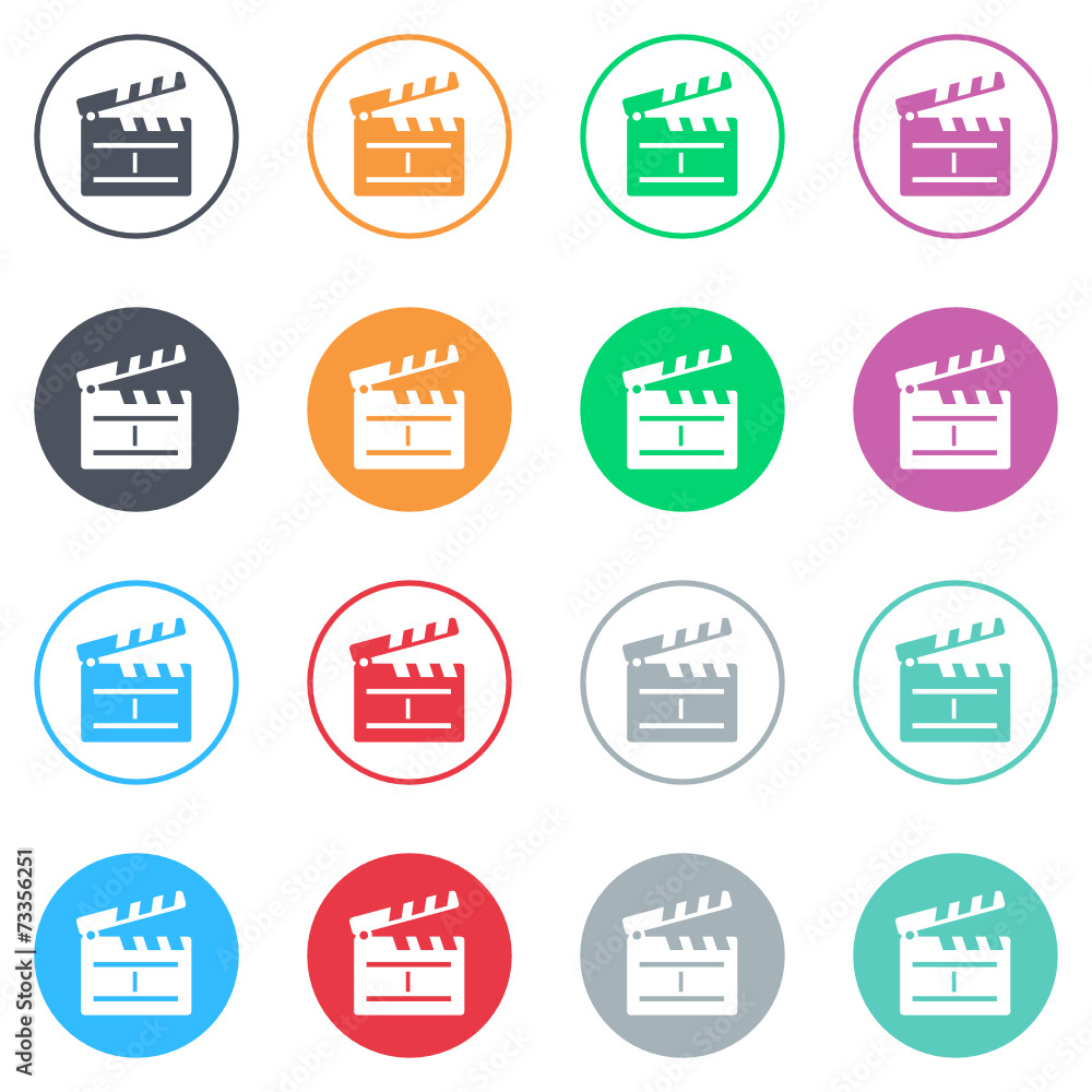 Vector flat iButtons Vector flat iButtons