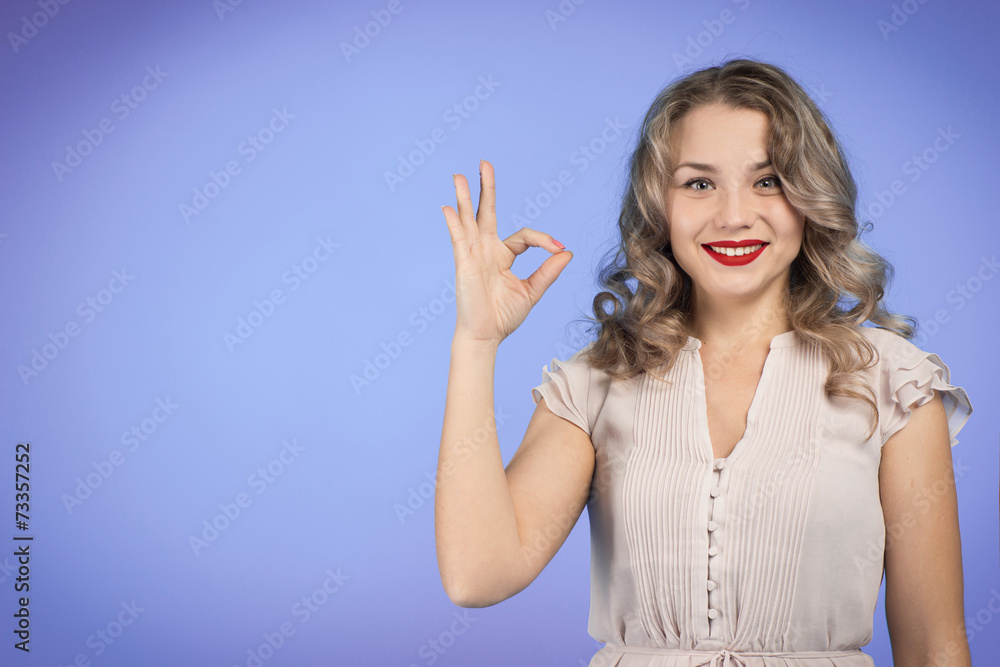 Fototapeta premium woman has an idea