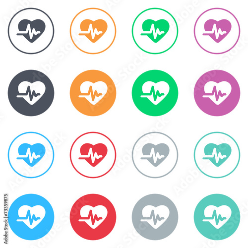 Vector flat iButtons
