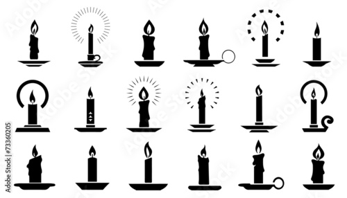 candle2 silhouettes