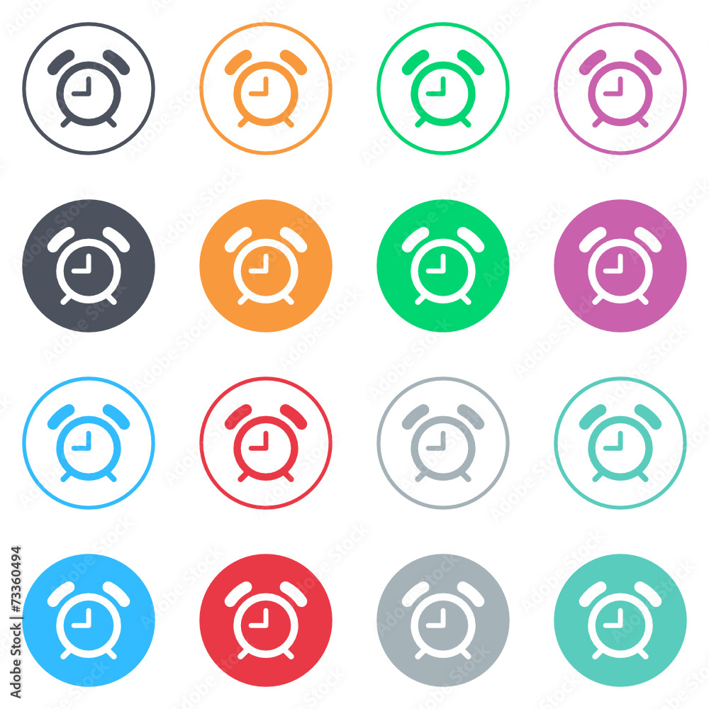 Vector flat iButtons