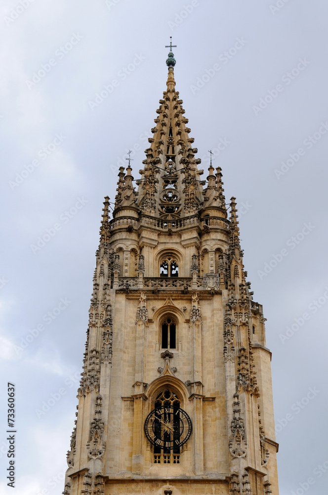 Gothic Cathedral in Oviedo, Spain