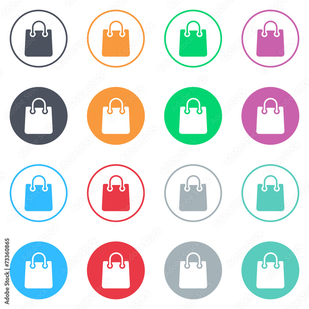 Vector flat iButtons Vector flat iButtons