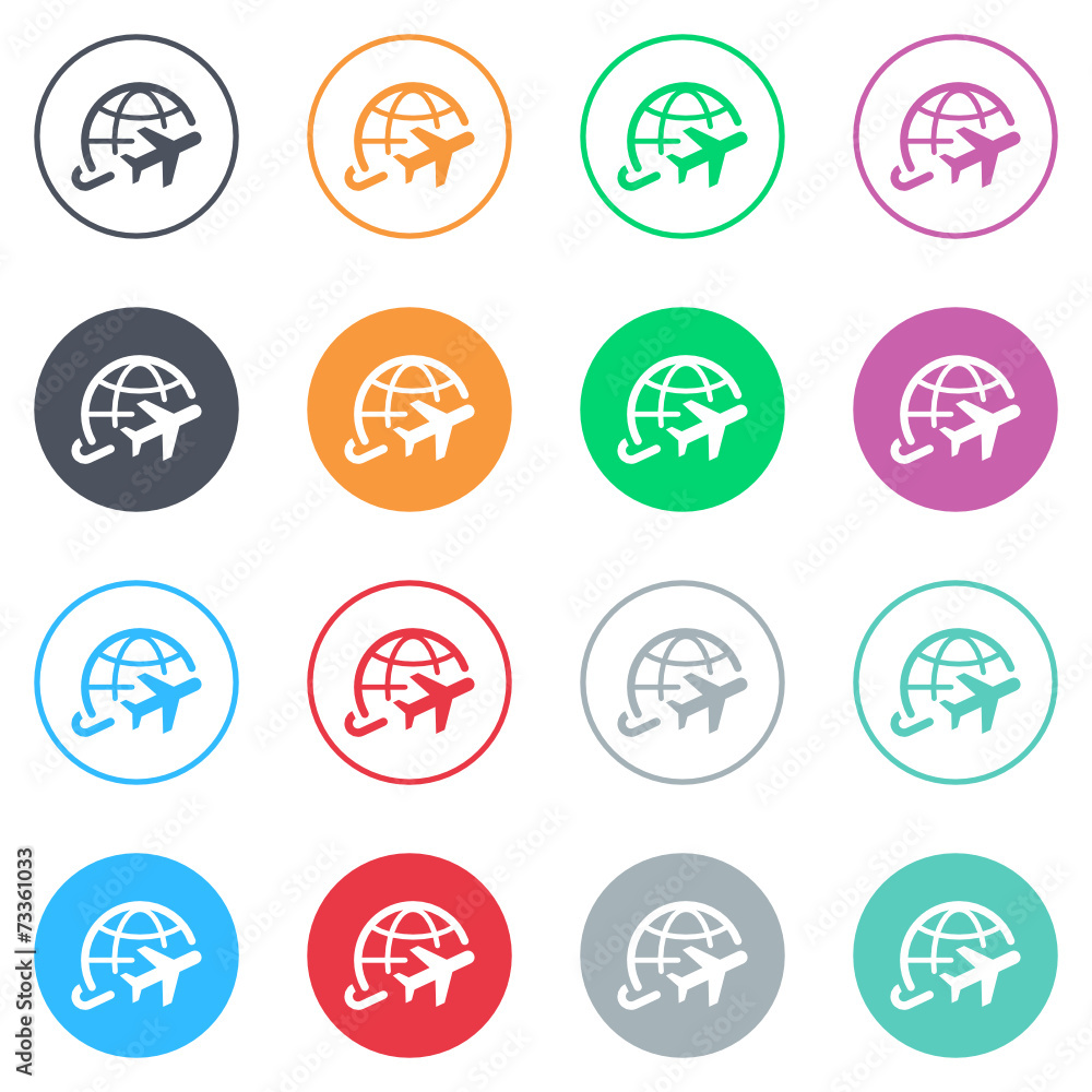 Vector flat iButtons Vector flat iButtons