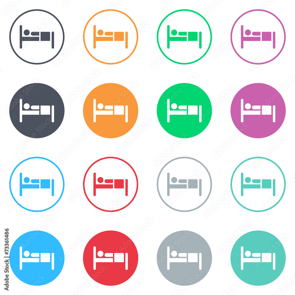 Vector flat iButtons Vector flat iButtons