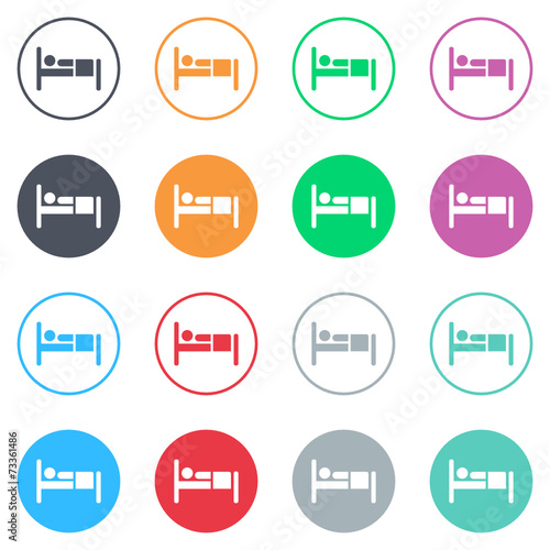 Vector flat iButtons