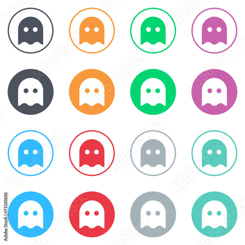 Vector flat iButtons