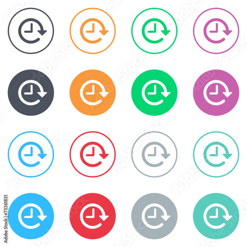 Vector flat iButtons