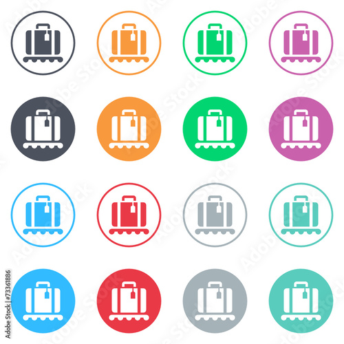 Vector flat iButtons