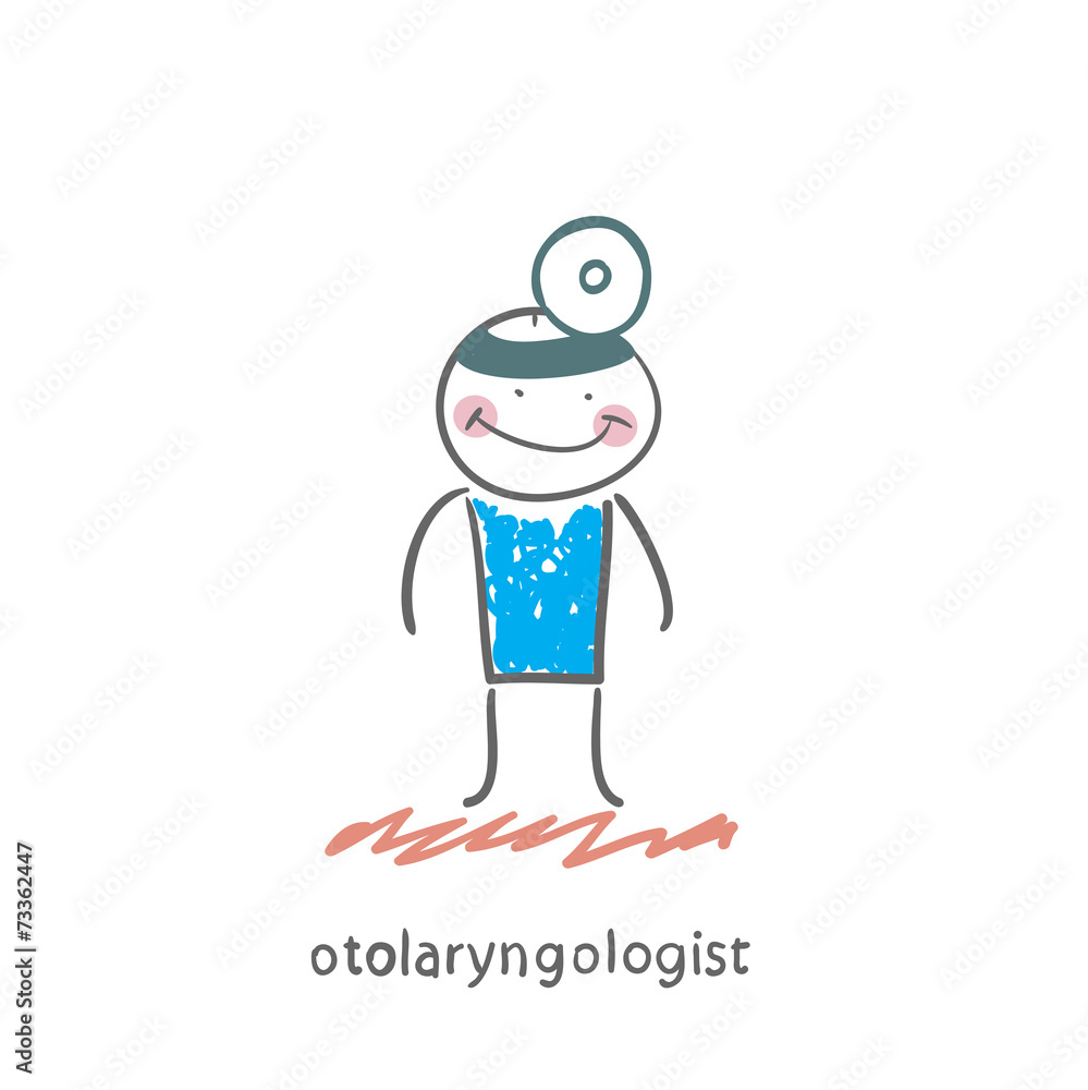 Obraz premium otolaryngologist