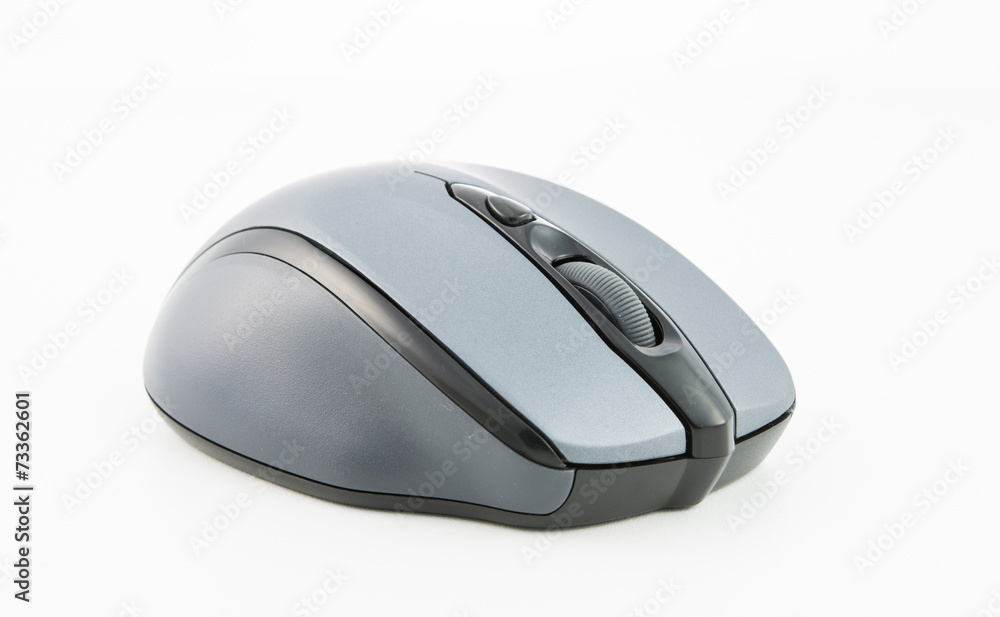 computer wireless mouse isolated computer wireless mouse isolated