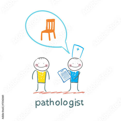 Pathologist with the patient says about the occupational disease