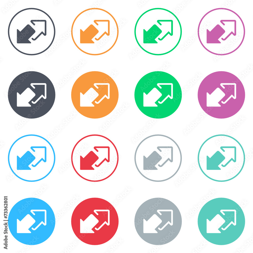 Vector flat iButtons Vector flat iButtons