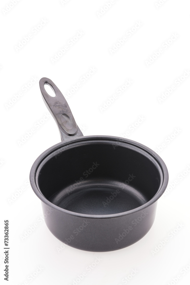 Iron pot isolated on white background Iron pot isolated on white background