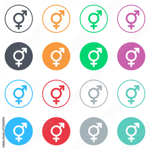 Vector flat iButtons