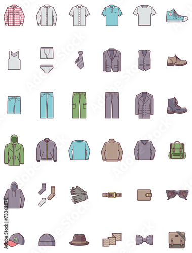 Men clothes set