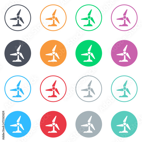 Vector flat iButtons