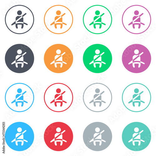 Vector flat iButtons