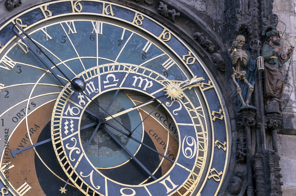 Astronomical clock, Prague.