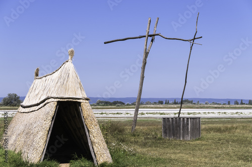 Reed hut photo