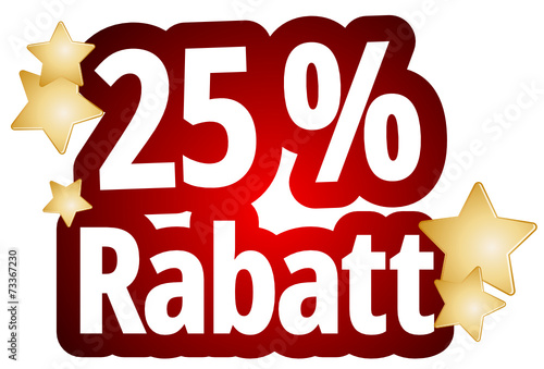 25 % Rabatt