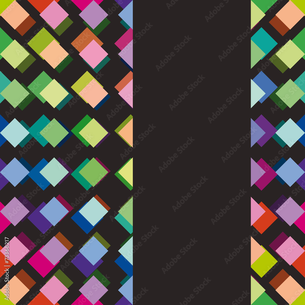 Background with colored squares Background with colored squares