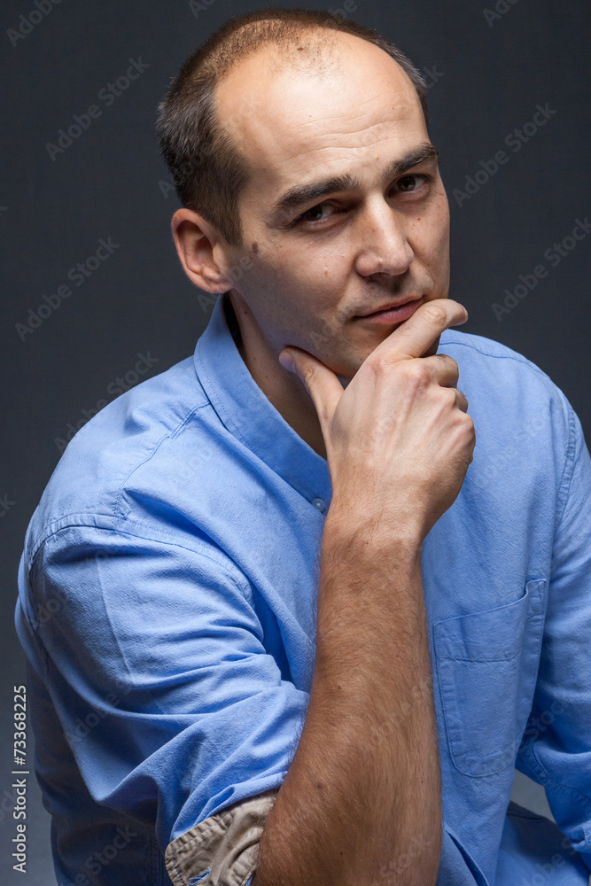 confident male portrait confident male portrait