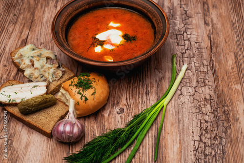 national ukrainian borscht