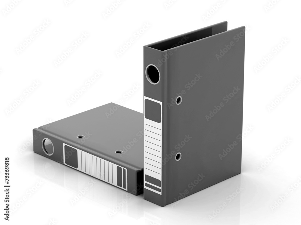 Obraz premium 3d office folders