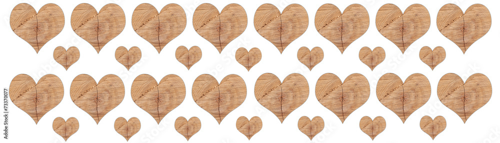 herzen aus holz